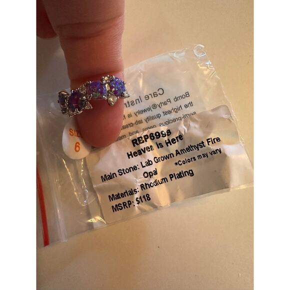 Bomb Party Ring Size 6 "Heaven Is Here" - Picture 2 of 8